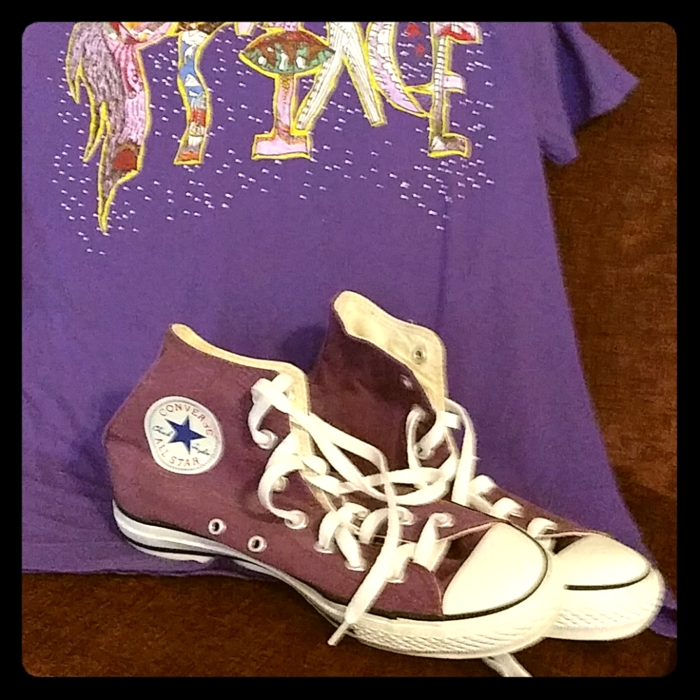 Converse All Stars purple